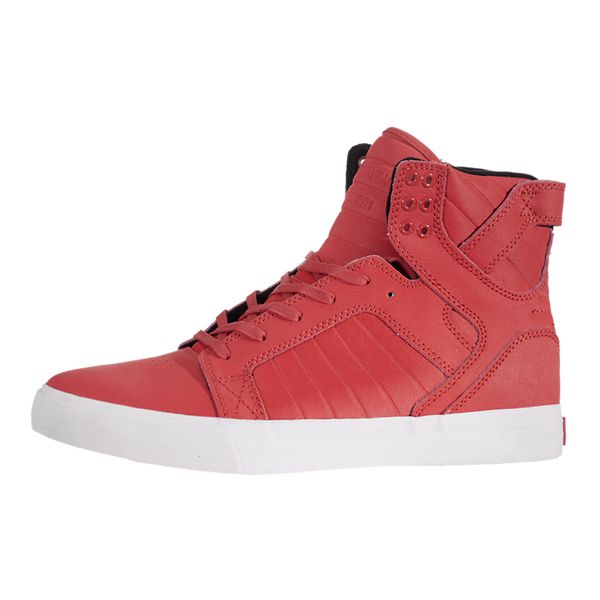 Supra Womens SkyTop High Top Shoes - Red | Canada W9653-8E34